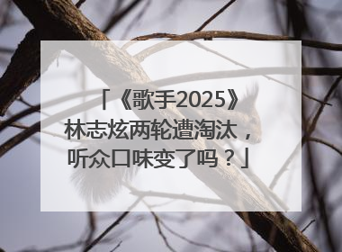 《歌手2025》林志炫两轮遭淘汰，听众口味变了吗？