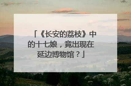 《长安的荔枝》中的十七娘，竟出现在延边博物馆？