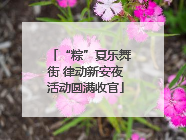 “粽”夏乐舞街 律动新安夜活动圆满收官