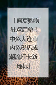 盛夏购物狂欢启幕！中免大连市内免税店成潮流打卡新地标