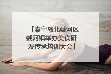 秦皇岛北戴河区戴河镇举办美食研发传承培训大会