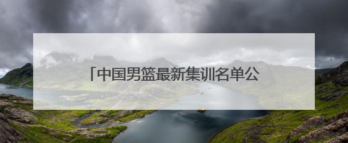 中国男篮最新集训名单公布，胡金秋、朱俊龙、程帅澎、余嘉豪再次入选
