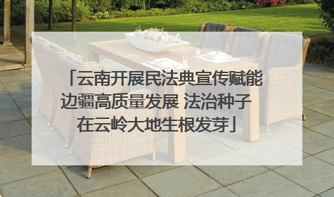 云南开展民法典宣传赋能边疆高质量发展 法治种子在云岭大地生根发芽