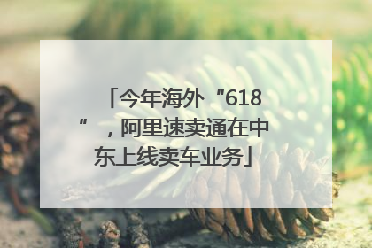 今年海外“618”，阿里速卖通在中东上线卖车业务