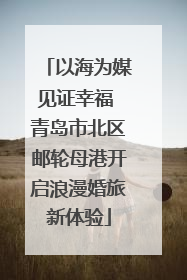 以海为媒见证幸福 青岛市北区邮轮母港开启浪漫婚旅新体验