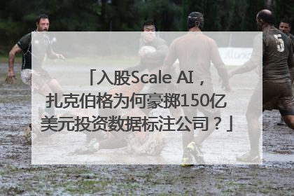 入股Scale AI，扎克伯格为何豪掷150亿美元投资数据标注公司？