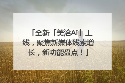 全新「美洽AI」上线，聚焦新媒体线索增长，新功能盘点！