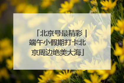 北京号最精彩｜端午小假期打卡北京周边绝美大海