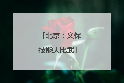 北京：文保技能大比武