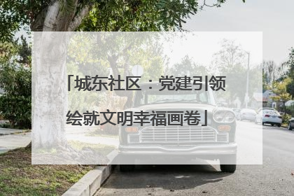 城东社区：党建引领绘就文明幸福画卷