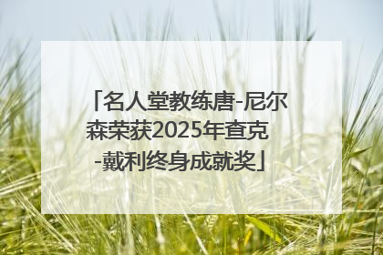 名人堂教练唐-尼尔森荣获2025年查克-戴利终身成就奖