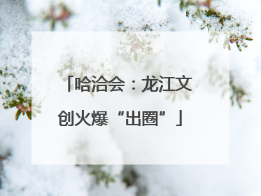 哈洽会：龙江文创火爆“出圈”
