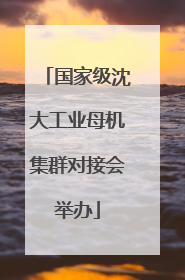 国家级沈大工业母机集群对接会举办
