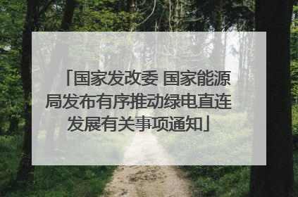 国家发改委 国家能源局发布有序推动绿电直连发展有关事项通知