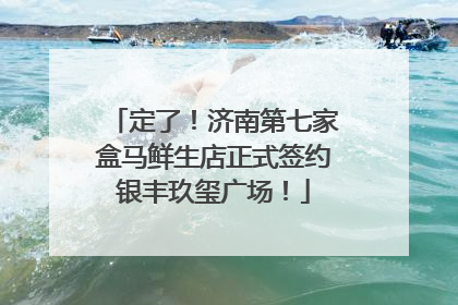 定了！济南第七家盒马鲜生店正式签约银丰玖玺广场！