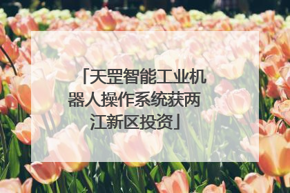 天罡智能工业机器人操作系统获两江新区投资