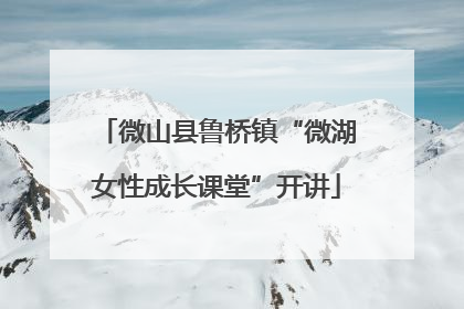微山县鲁桥镇“微湖女性成长课堂”开讲