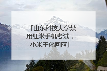 山东科技大学禁用红米手机考试，小米王化回应