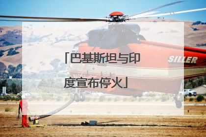 巴基斯坦与印度宣布停火