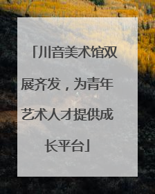 川音美术馆双展齐发，为青年艺术人才提供成长平台