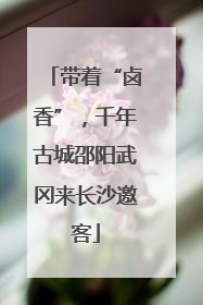 带着“卤香”，千年古城邵阳武冈来长沙邀客