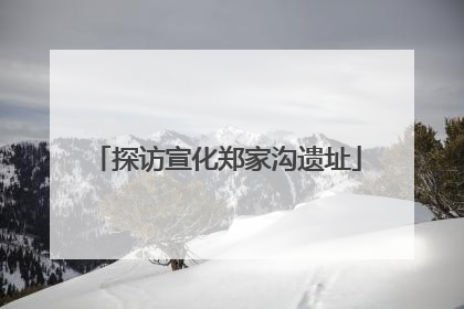 探访宣化郑家沟遗址