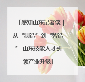 感知山东记者谈｜从“制造”到“智造” 山东技能人才引领产业升级