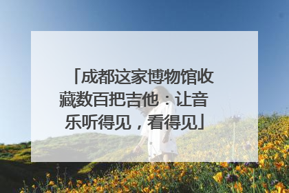 成都这家博物馆收藏数百把吉他：让音乐听得见，看得见