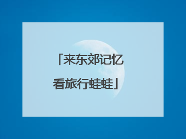 来东郊记忆 看旅行蛙蛙