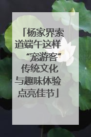 杨家界索道端午这样“宠游客” 传统文化与趣味体验点亮佳节