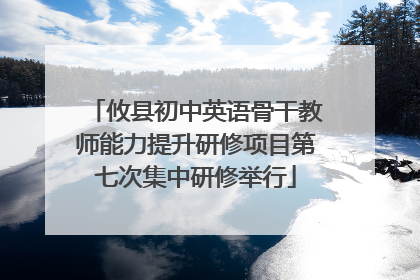 攸县初中英语骨干教师能力提升研修项目第七次集中研修举行