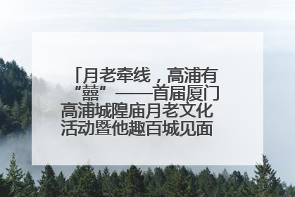 月老牵线，高浦有“囍”——首届厦门高浦城隍庙月老文化活动暨他趣百城见面会隆重举办