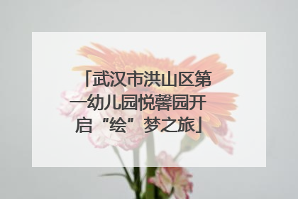 武汉市洪山区第一幼儿园悦馨园开启“绘”梦之旅