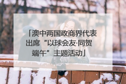 澳中两国政商界代表出席“以球会友·同贺端午”主题活动