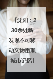 沈阳：230余处新发现不可移动文物重现城市记忆