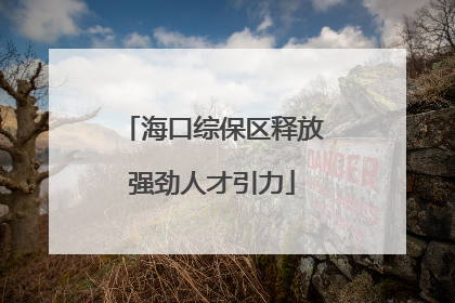海口综保区释放强劲人才引力