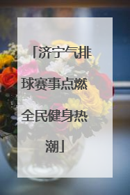 济宁气排球赛事点燃全民健身热潮