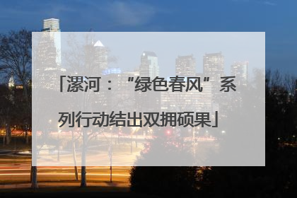 漯河：“绿色春风”系列行动结出双拥硕果