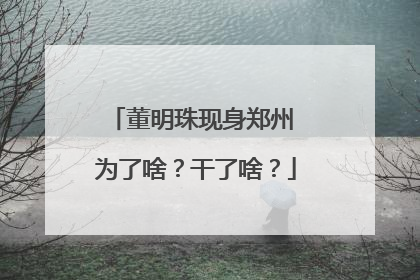 董明珠现身郑州 为了啥？干了啥？