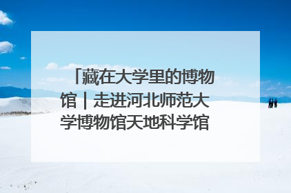 藏在大学里的博物馆｜走进河北师范大学博物馆天地科学馆：在校园里赴一场“宇宙之约”