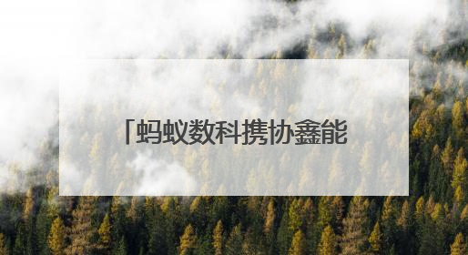 蚂蚁数科携协鑫能科成立蚂蚁鑫能 推进能源智能化