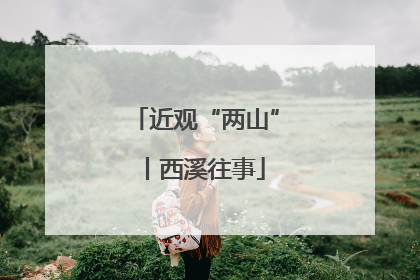 近观“两山”丨西溪往事