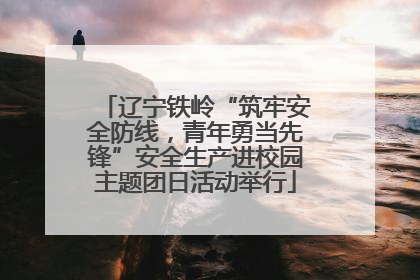 辽宁铁岭“筑牢安全防线，青年勇当先锋”安全生产进校园主题团日活动举行