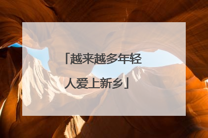 越来越多年轻人爱上新乡