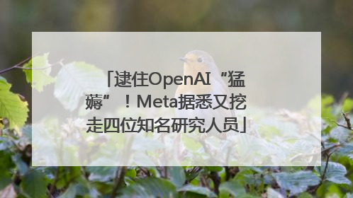 逮住OpenAI“猛薅”！Meta据悉又挖走四位知名研究人员