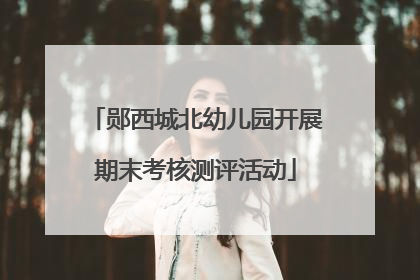郧西城北幼儿园开展期末考核测评活动