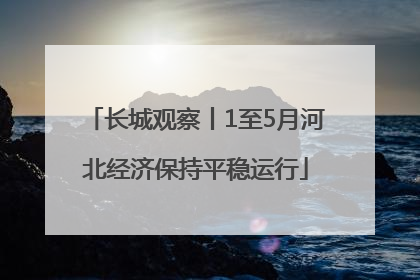 长城观察丨1至5月河北经济保持平稳运行