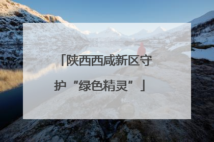 陕西西咸新区守护“绿色精灵”