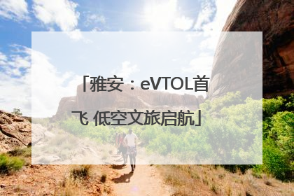 雅安：eVTOL首飞 低空文旅启航