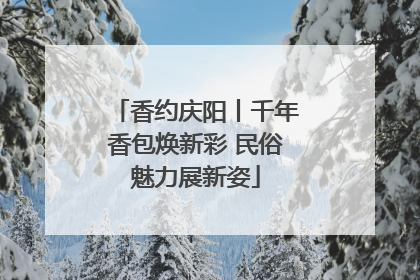 香约庆阳丨千年香包焕新彩 民俗魅力展新姿